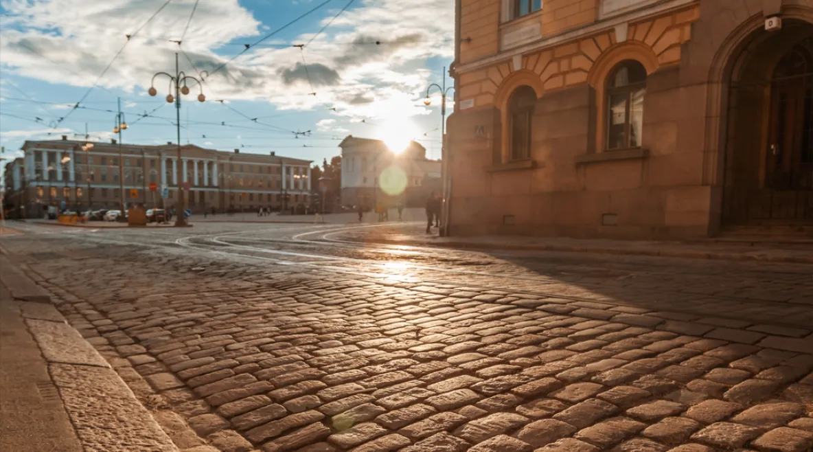 Maisema Helsingistä.