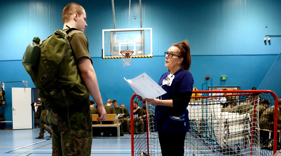 Alokas osastonhoitaja Tuula Äijön haastattelussa.