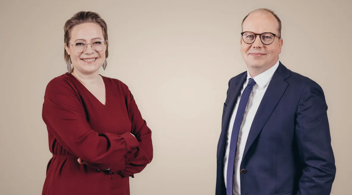 Reeta Lehtonen ja Jarkko Pehkonen.