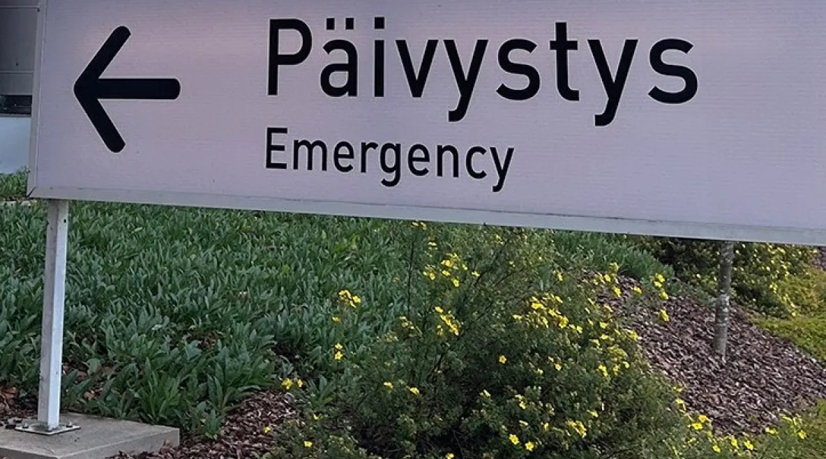 päivystyskyltti