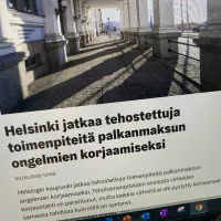 Kuva Helsingin kaupungin verkkosivuilla olevasta uutisesta.