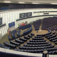 Eu parlamentin istuntosali Strasbourgissa