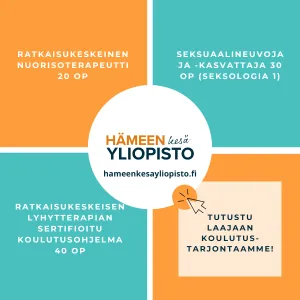 Hämeen kesäyliopiston mainos.
