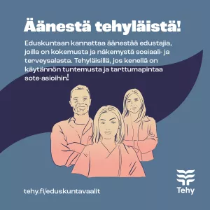 Äänestä tehyläistä -mainos.