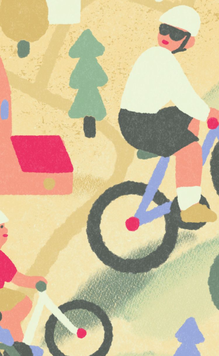 Eero Kuusisto-Gussmannin elämä Saksassa piirroskuvana.