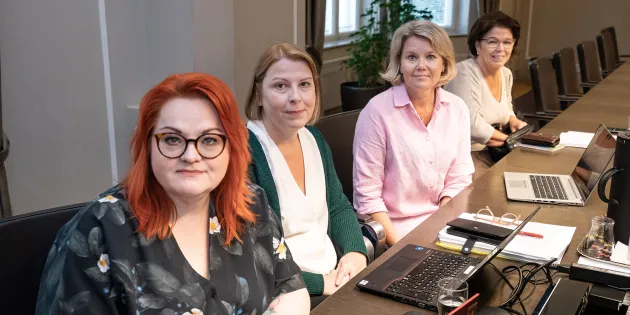 Else-Mai Kirvesniemi ja Millariikka Rytkönen Tehystä ja Anne Sainila-Vaarno ja Silja Paavola Superista. 