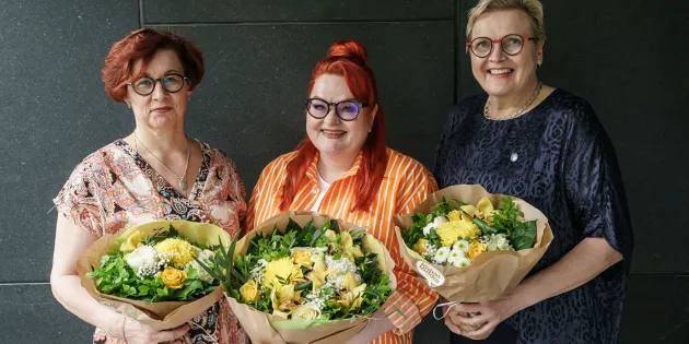 Kati Jetsu, Millariikka Rytkönen ja Paula Sihto.