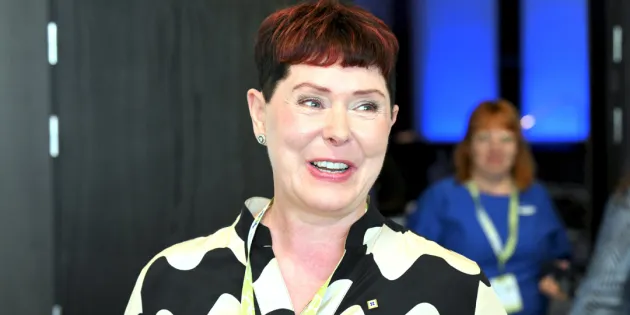 Superin uusi puheenjohtaja Päivi Ingberg.