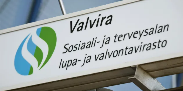 Valviran kyltti