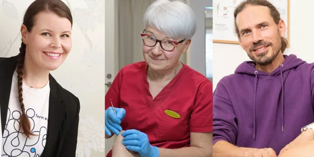 Teija Vörlin, Anne Pietiläinen ja Tuomas Arohonka