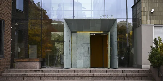 YTHS:n eli Ylioppilaiden terveydenhoitosäätiön toimipiste Helsingissä 14. lokakuuta 2025.