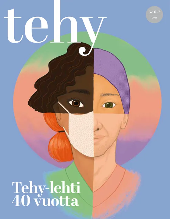 tehy-lehti 6-7/2021 kansi