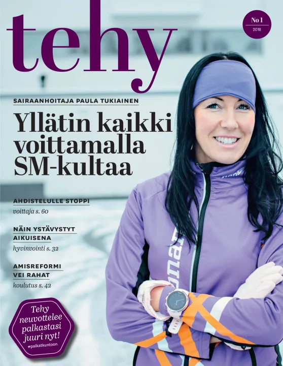 tehy-lehti 1/2018 kansi