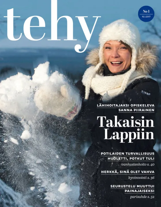 tehy-lehti 1/2017 kansi