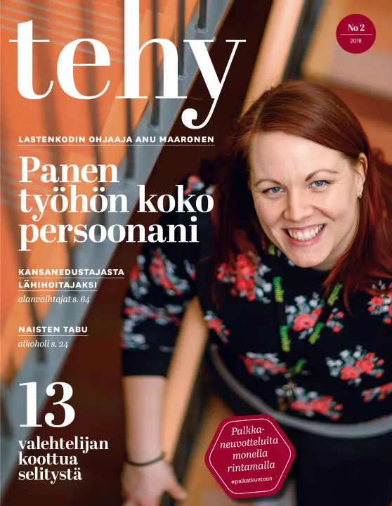 tehy-lehti 2/2018 kansi