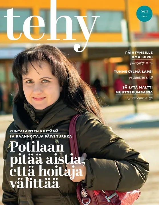 tehy-lehti 4/2018 kansi