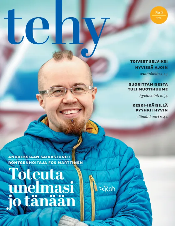 tehy-lehti 5/2018 kansi