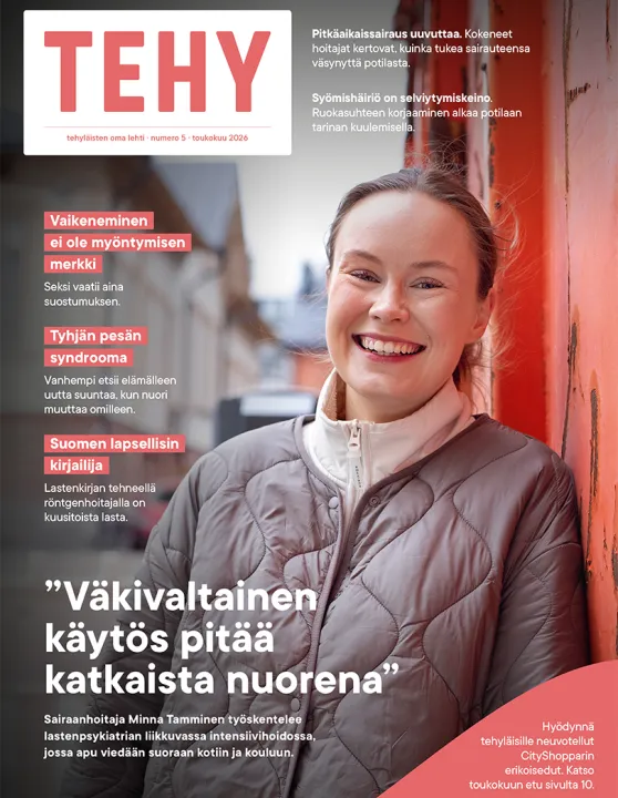 Tehy-lehden 5/2026 kansi.