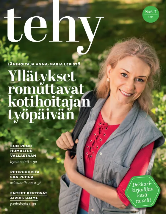 tehy-lehti 6-7/2018 kansi