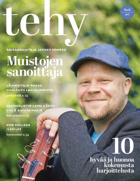 tehy-lehti 8/2017 kansi