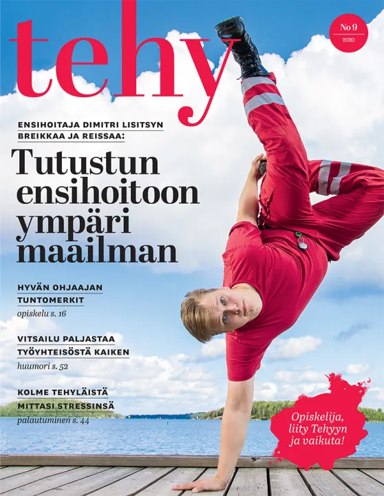 tehy-lehti 9/2020 kansi