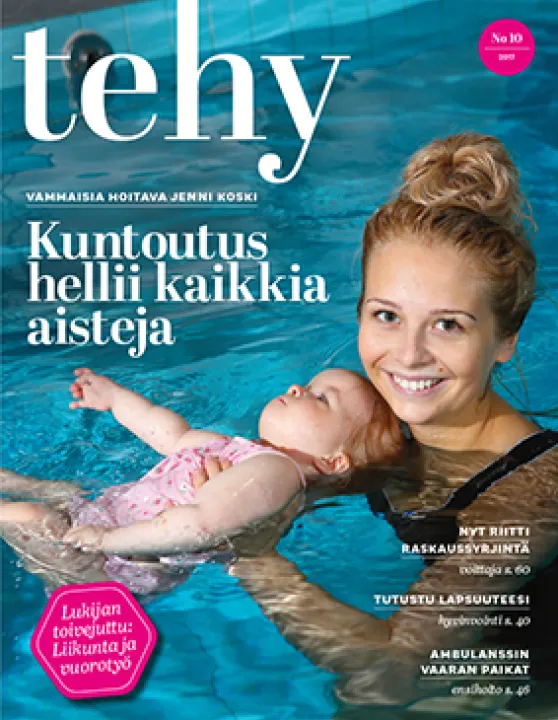 tehy-lehti 10/2017 kansi