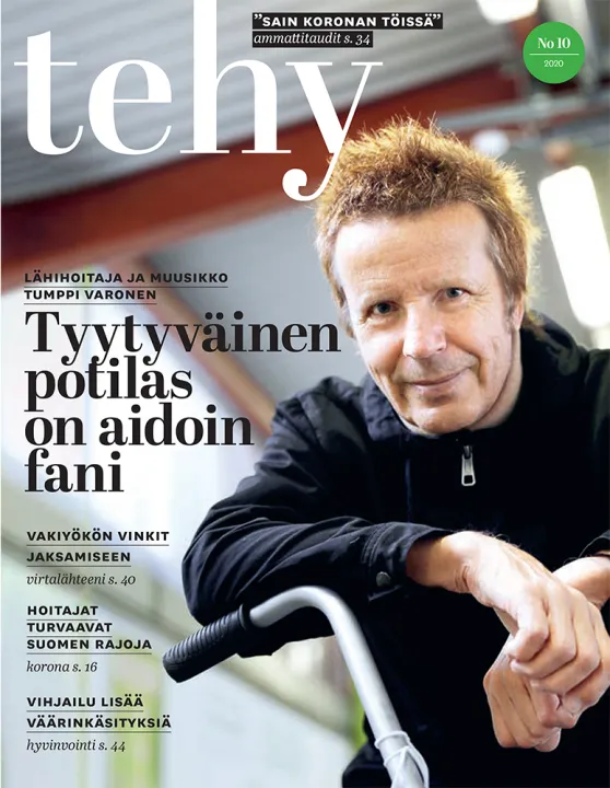 tehy-lehti 10/2020 kansi