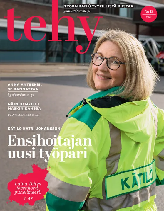 tehy-lehti 12/2020 kansi