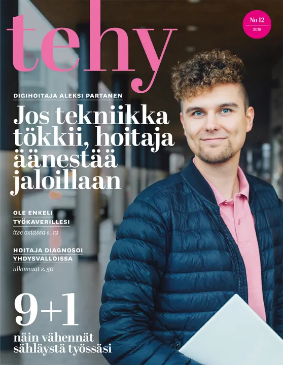 tehy-lehti 12/2018 kansi