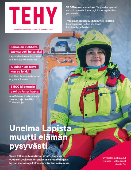 Tehy-lehden 12/24 kansi.