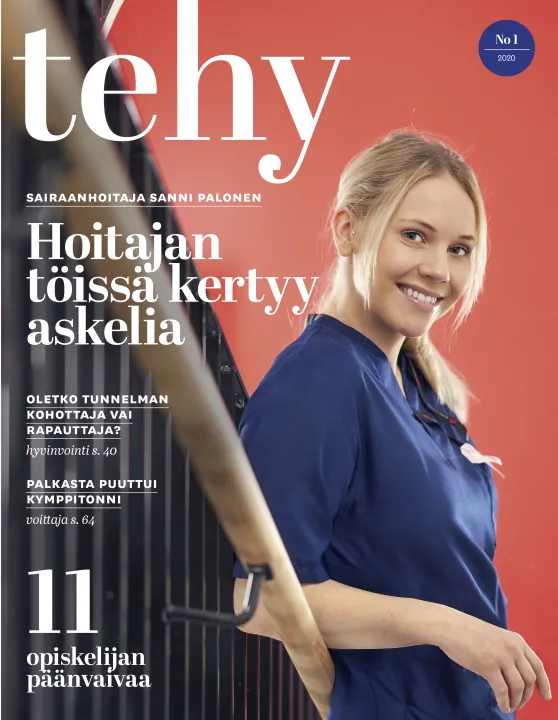 tehy-lehti 1/2020 kansi