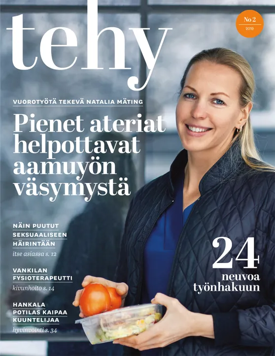 tehy-lehti 2/2019 kansi