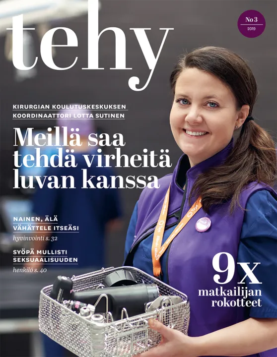 tehy-lehti 3/2019 kansi