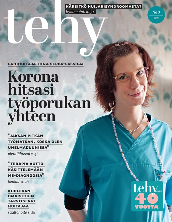 tehy-lehti 3/2021 kansi