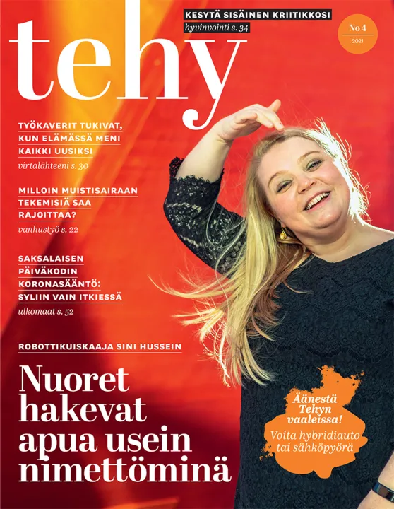 tehy-lehti 4/2021 kansi