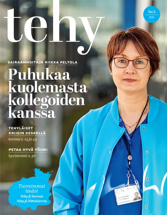 tehy-lehti 5/2020 kansi