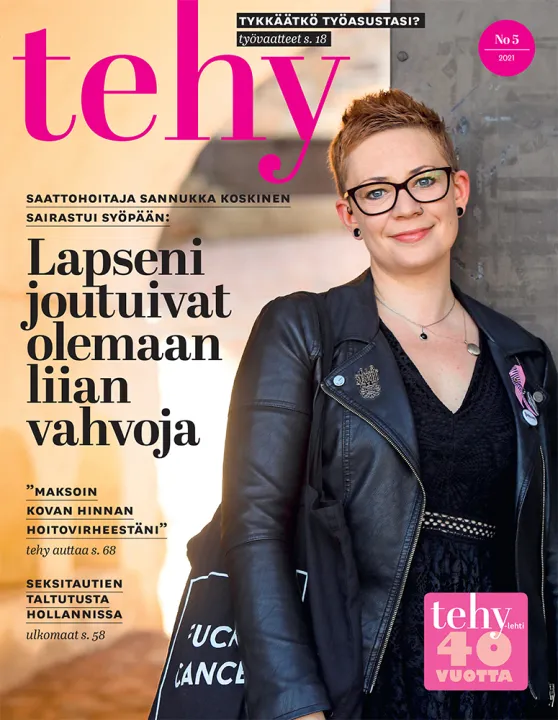 tehy-lehti 5/2021 kansi