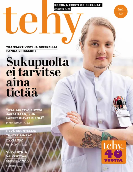 tehy-lehti 1/2021 kansi