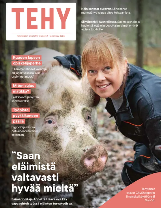 Tehy-lehden 1/2026 kansi.