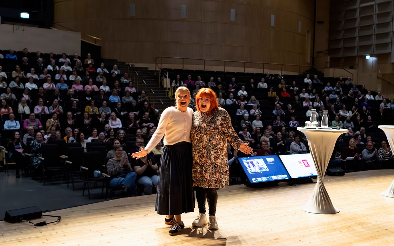 Maaret Kallio ja Millariikka Rytkönen.