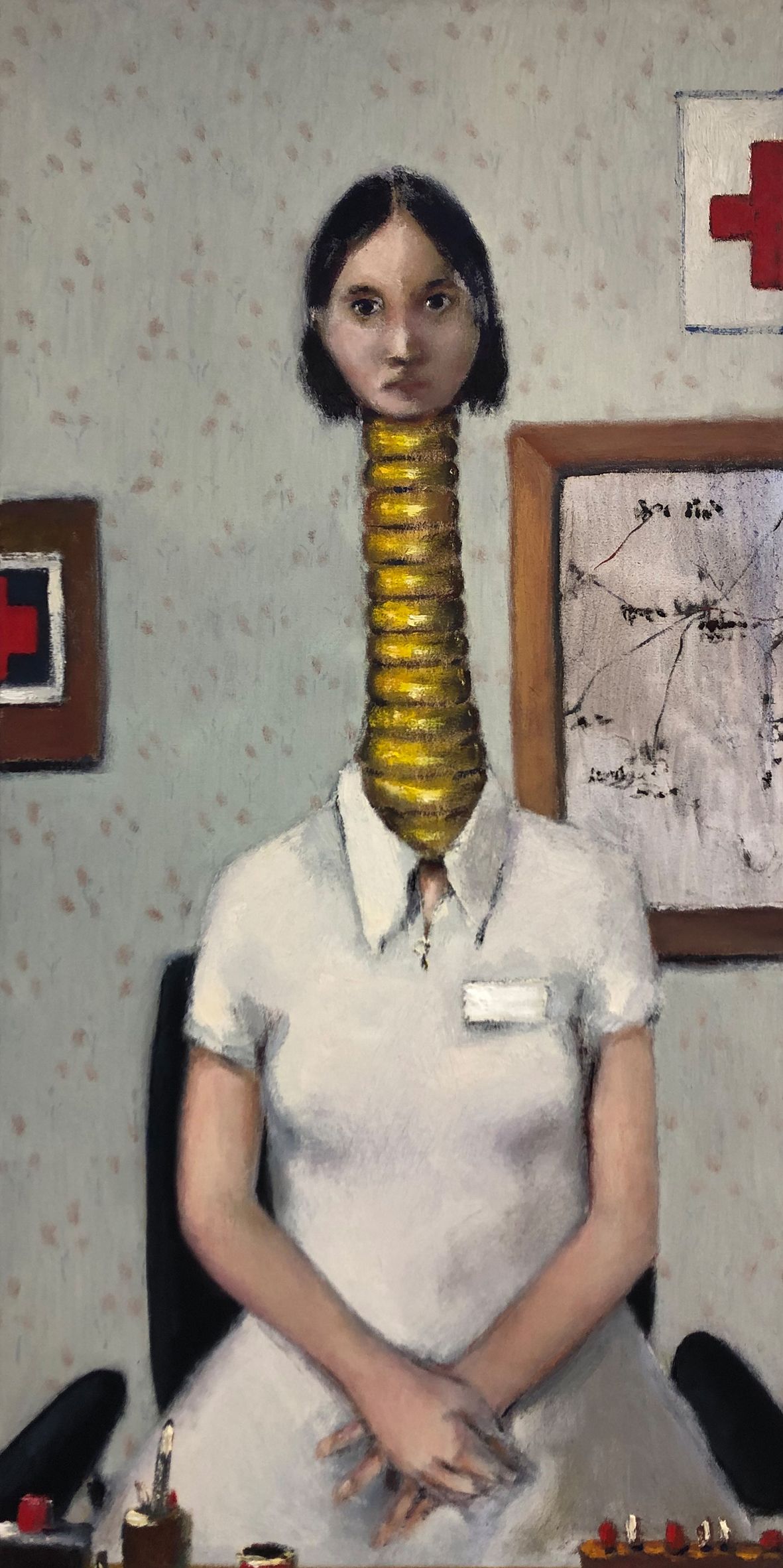 Viggo Wallensköldin maalaama Ammattiauttaja.