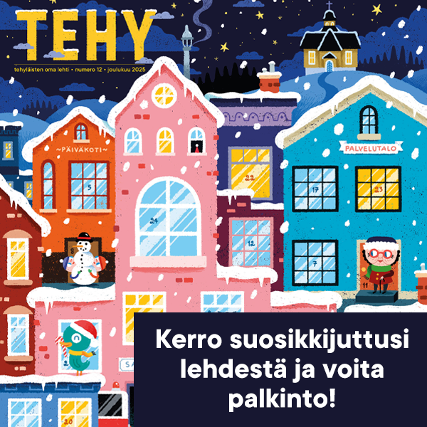 Tehy-lehden 12/2025 kansi.