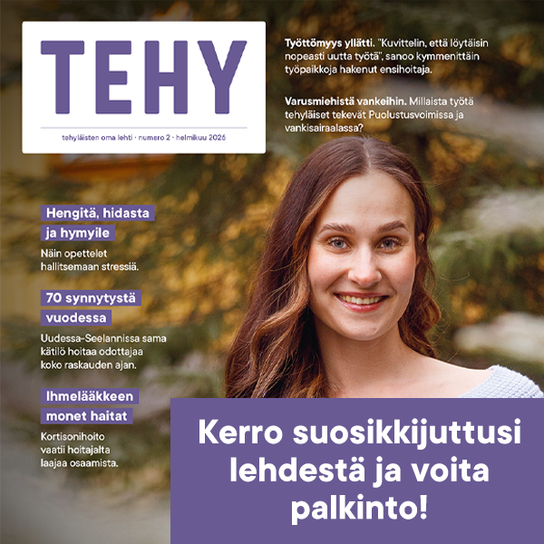 Tehy-lehden 2/2026 kansi.