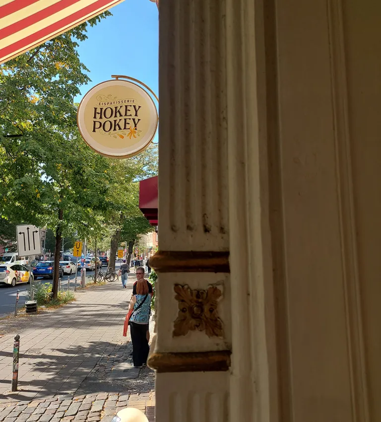Hokey Pokey jäätelöbaari ulkoapäin.