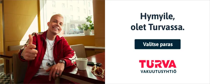 Turvan mainos.
