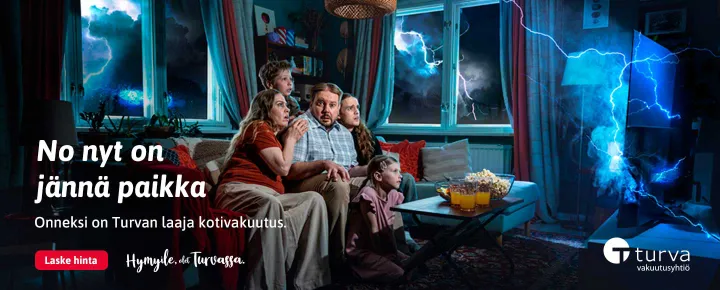 Turvan mainos.
