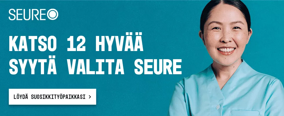 Seuren mainos.
