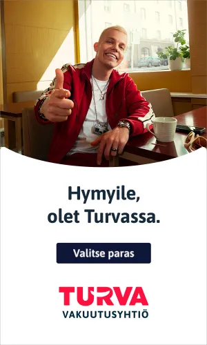 Turvan mainos.