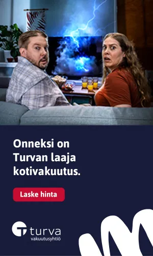 Turvan mainos.