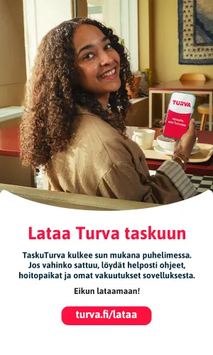 Vakuutusyhtiö Turvan mainos mobiilisovelluksesta